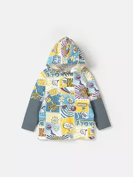 Лонгслив с капюшоном "Comic hero"