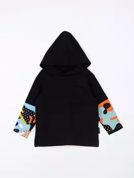 Лонгслив с капюшоном "Позитивный камуфляж"