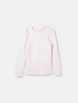 Лонгслив с рукавом-фонариком "Розовый" 7+