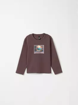 Лонгслив "Шоколад" с принтом