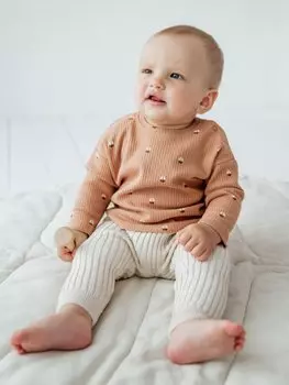 Лонгслив в рубчик "Кораблики" 0+