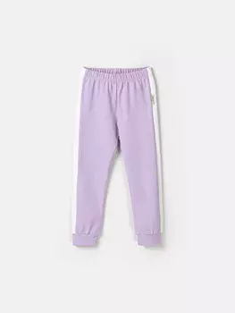 Лосины с манжетой и лампасами "Лаванда"