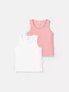 Майка "Роза/Молоко" 2 шт