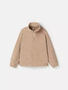 Олимпийка флисовая "Бежевый меланж" 7+