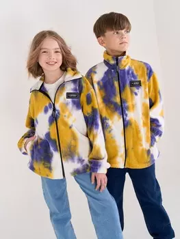 Олимпийка флисовая на молнии "Галактика" 7+