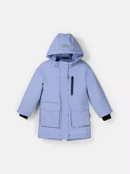 Парка демисезонная "Лаванда" удлиненная