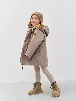 Парка демисезонная на меху "Мокко"