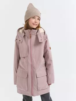 Парка демисезонная на меху "Пудра" 7+
