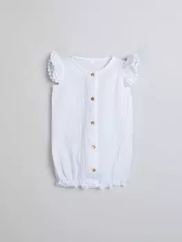 Песочник муслиновый с крылышками "Сахар" 0+