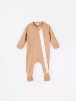 Пижама слип с закрытой ножкой "Песок" 0+