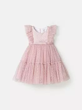 Платье фатиновое "Пудра"