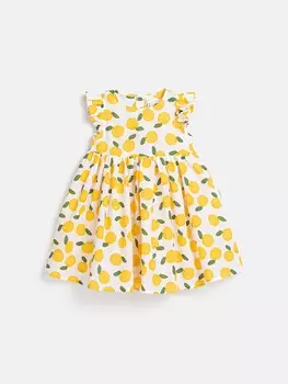 Платье хлопковое "Апельсины"