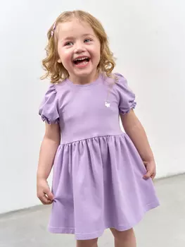 Платье "Лаванда" с принтом 0+