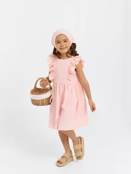 Платье муслиновое "Пудра"