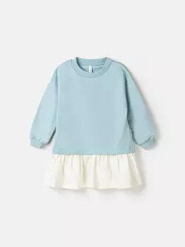 Платье с хлопковой юбкой "Бриз"