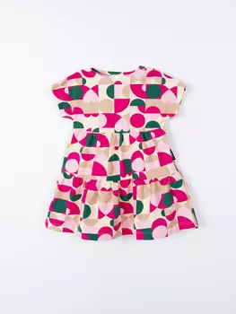 Платье с воланами "Бау"