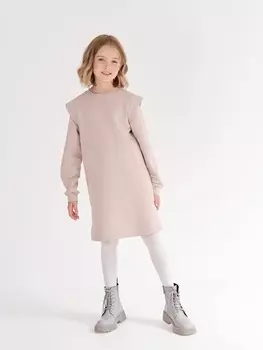 Платье "Серая дымка" утепленное 7+