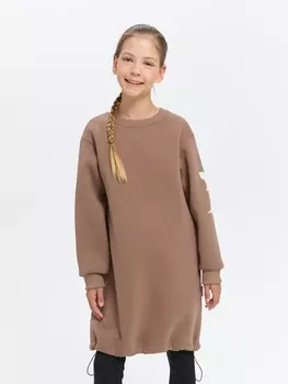 Платье-свитшот "Кокос" с принтом 7+