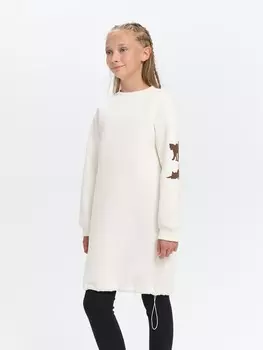 Платье-свитшот "Молоко" с принтом 7+