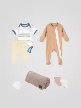 Подарочный набор 0-3 мес, 6 предметов