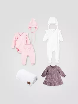 Подарочный набор 0-3 мес, 7 предметов