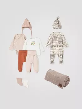 Подарочный набор 0-3 мес, 9 предметов