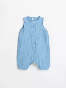 Полукомбинезон муслиновый "Деним" 0+