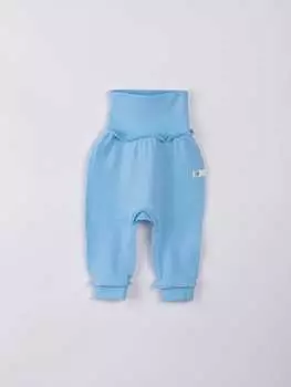 Ползунки с наружными швами "Светлый деним" 0+