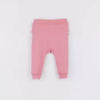 Ползунки с открытой ножкой и рюшей "Пепельная роза" 0+