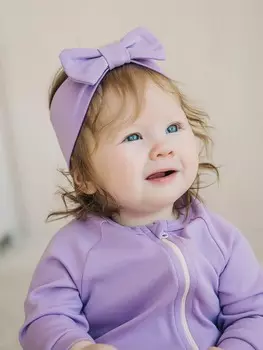 Повязка-чалма "Лаванда" 0+