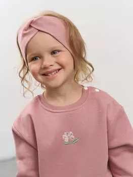 Повязка из кашкорсе "Дымчатая роза" 0+