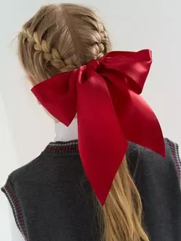 Резинка бант "Бордо" 7+