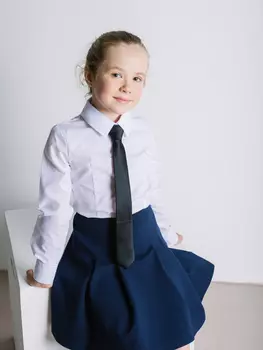 Рубашка "Белая" для девочки 7+