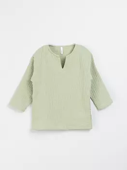 Рубашка муслиновая "Шалфей"