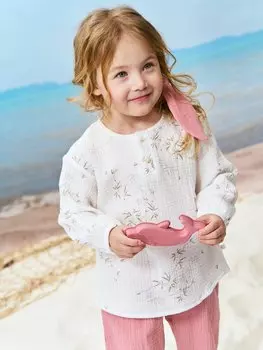 Рубашка муслиновая "Тростинка" 0+