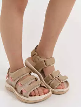 Сандалии "Беж" на липучке