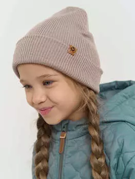 Шапка хлопковая двухслойная "Мокко"