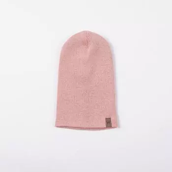 Шапка хлопковая двухслойная "Пыльная роза" 0+