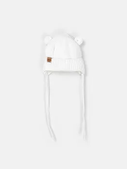 Шапка хлопковая на подкладе "Молоко" 0+