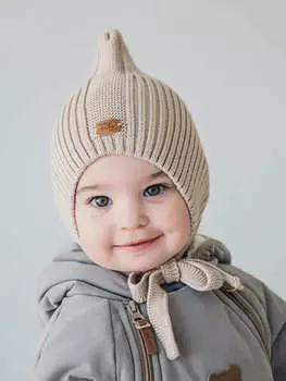 Шапка хлопковая однослойная "Нюд" 0+ (Эльф)