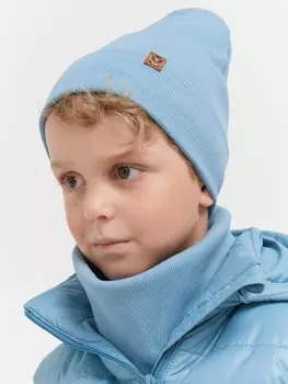 Шапка и снуд трикотажные двухслойные "Ниагара"