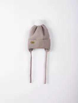 Шапка из смесовой шерсти "Нюд" 0+