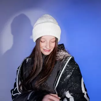 Шапка из смесовой шерсти однослойная "TOFU"