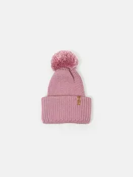 Шапка из смесовой шерсти с двойным отворотом "Вереск"