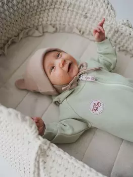 Шапка трикотажная двухслойная "Карамель" 0+