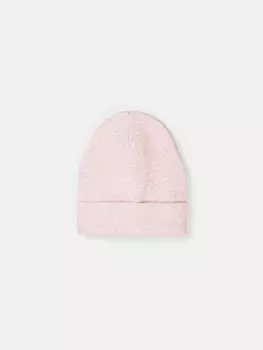 Шапка трикотажная двухслойная "Персик"