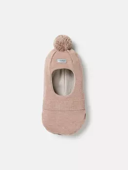 Шлем демисезонный из смесовой шерсти "Экрю"