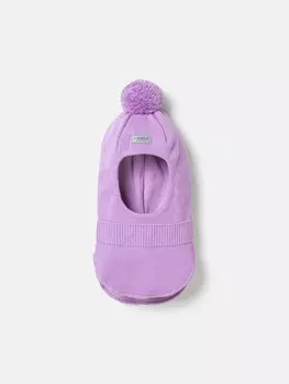 Шлем демисезонный из смесовой шерсти "Лаванда"