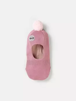 Шлем демисезонный из смесовой шерсти "Пудра"