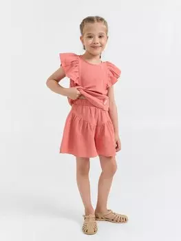 Шорты муслиновые "Клубничный смузи"